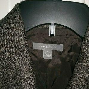 Ann Taylor tweed blazer size 0 EUC